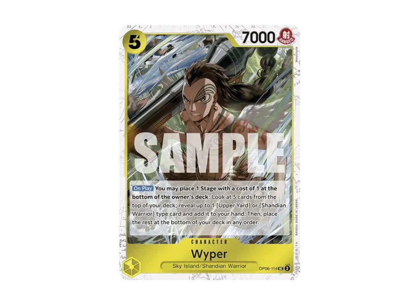 Wyper UC : Pirate Flag Foil [OP06-114] [EN] (Premium Booster "ONE PIECE CARD THE BEST")