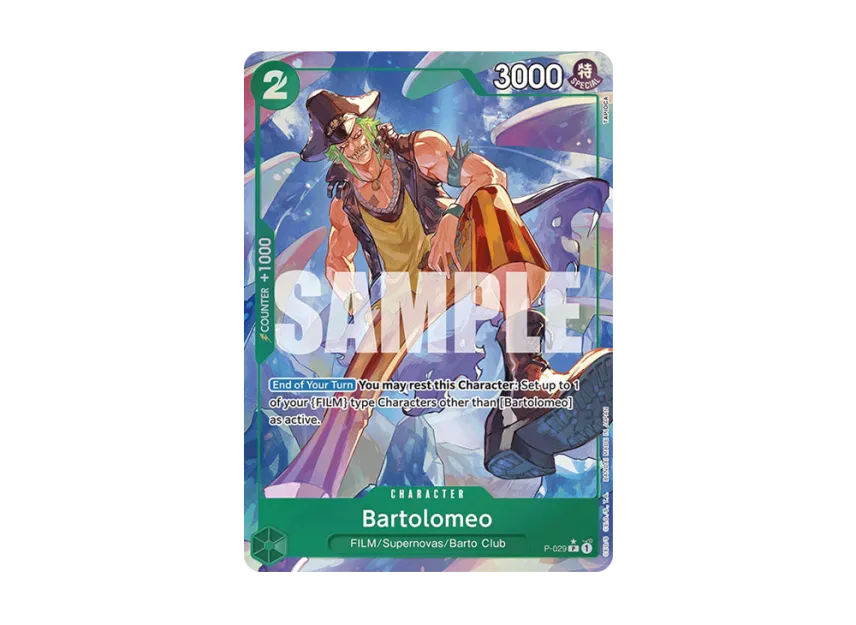 Bartolomeo P : Full Art [P-029] [EN] (Premium Booster "ONE PIECE CARD THE BEST")