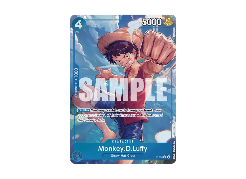 Monkey.D.Luffy P : Full Art [P-055] [EN] (Premium Booster "ONE PIECE CARD THE BEST")