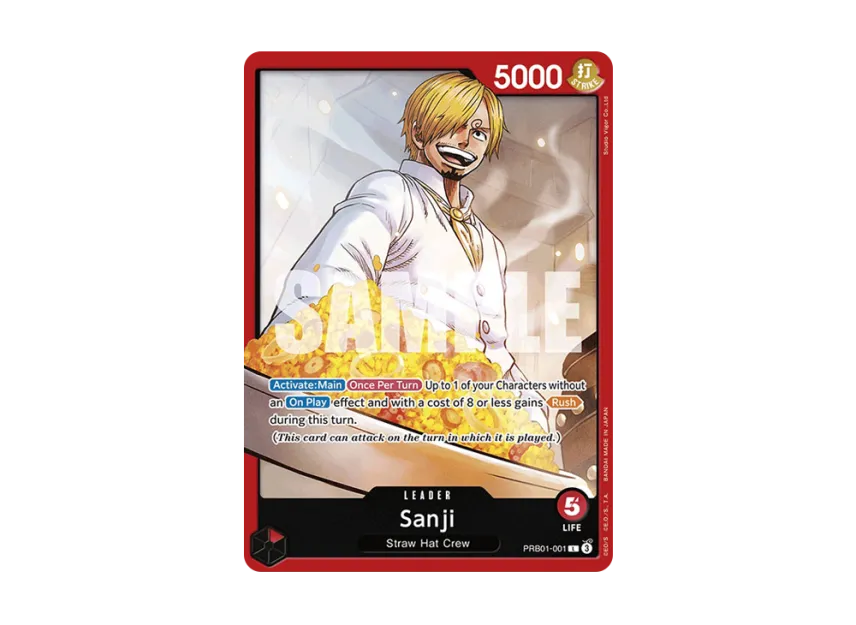 Sanji L [PRB01-001] [EN] (Premium Booster "ONE PIECE CARD THE BEST")