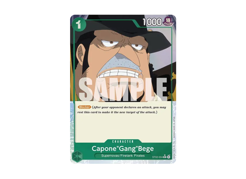 Capone"Gang"Bege C : Full Art [ST02-004] [EN] (Premium Booster "ONE PIECE CARD THE BEST")