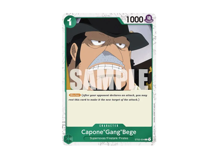 Capone"Gang"Bege C : Pirate Flag Foil [ST02-004] [EN] (Premium Booster "ONE PIECE CARD THE BEST")