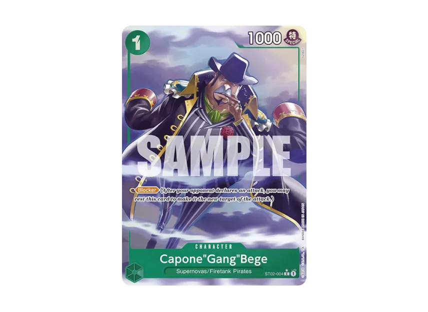 Capone"Gang"Bege C-P [ST02-004] [EN] (Premium Booster "ONE PIECE CARD THE BEST")