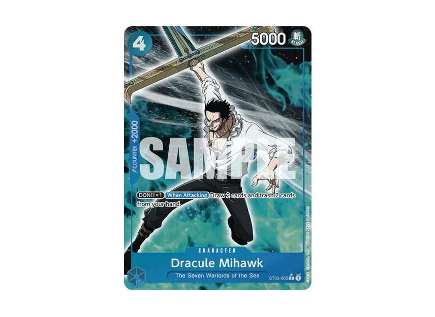 Dracule Mihawk C : Full Art [ST03-005] [EN] (Premium Booster "ONE PIECE CARD THE BEST")
