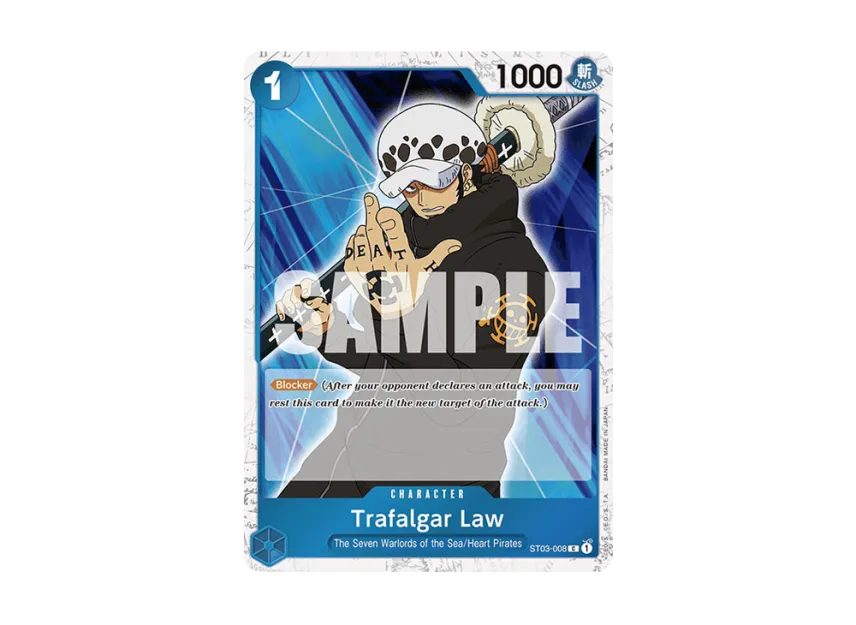 Trafalgar Law C : Pirate Flag Foil [ST03-008] [EN] (Premium Booster "ONE PIECE CARD THE BEST")