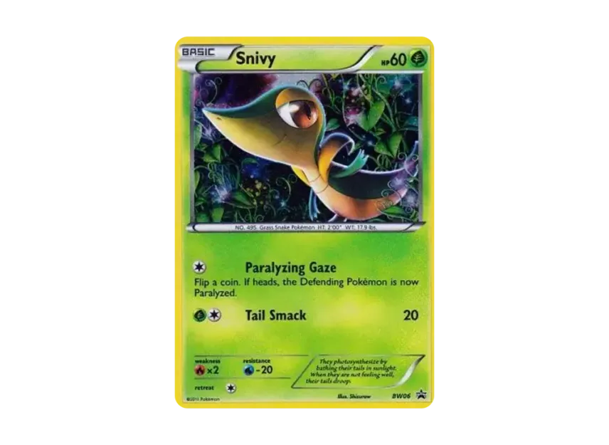 Snivy P [BW01] (Black & White "Promotional Card")