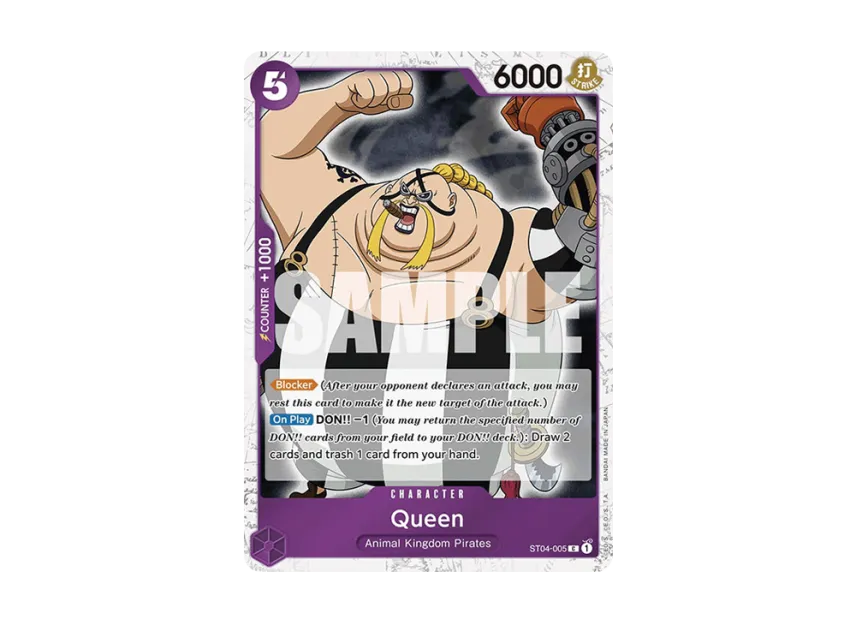 Queen C : Pirate Flag Foil [ST04-005] [EN] (Premium Booster "ONE PIECE CARD THE BEST")