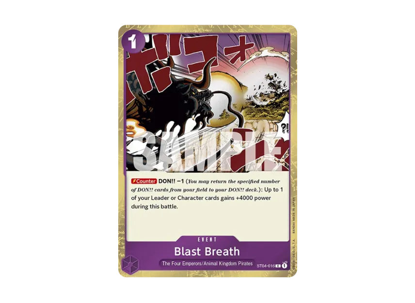 Blast Breath C : Pirate Flag Foil [ST04-016] [EN] (Premium Booster "ONE PIECE CARD THE BEST")