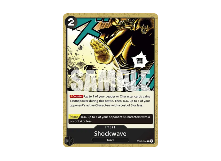 Shockwave C [ST06-014] [EN] (Premium Booster "ONE PIECE CARD THE BEST")