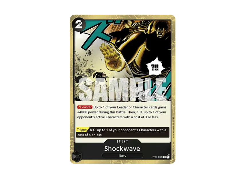 Shockwave C : Pirate Flag Foil [ST06-014] [EN] (Premium Booster "ONE PIECE CARD THE BEST")