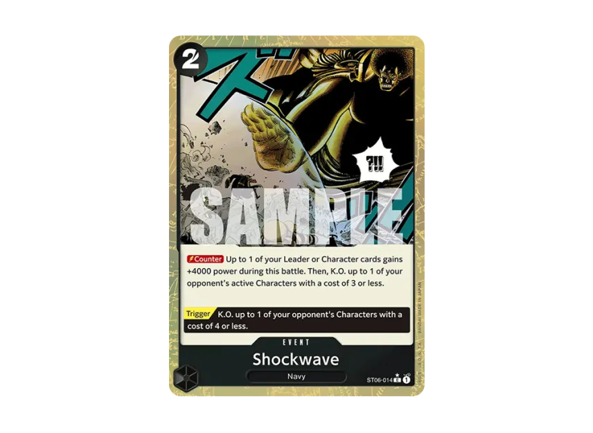 Shockwave C : Full Art [ST06-014] [EN] (Premium Booster "ONE PIECE CARD THE BEST")