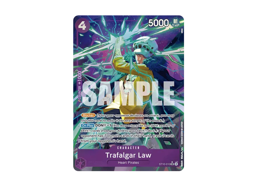 Trafalgar Law SR-P [ST10-010] [EN] (Premium Booster "ONE PIECE CARD THE BEST")