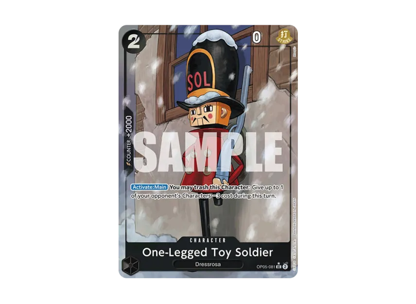 One-Legged Toy Soldier UC : Full Art [OP05-081] [EN] (Premium Booster "ONE PIECE CARD THE BEST")