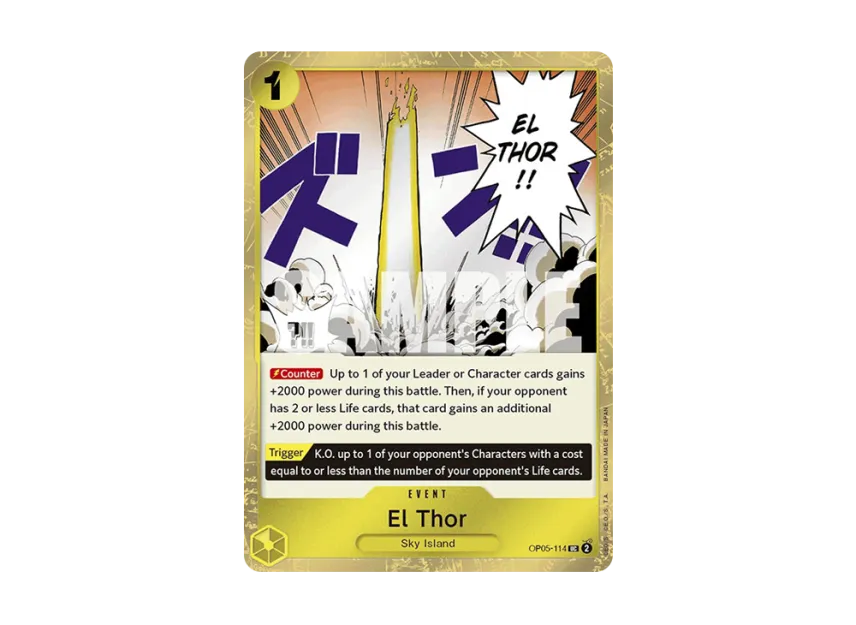 El Thor UC : Pirate Flag Foil [OP05-114] [EN] (Premium Booster "ONE PIECE CARD THE BEST")