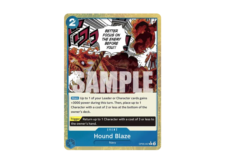 Hound Blaze R : Full Art [OP05-057] [EN] (Premium Booster "ONE PIECE CARD THE BEST")