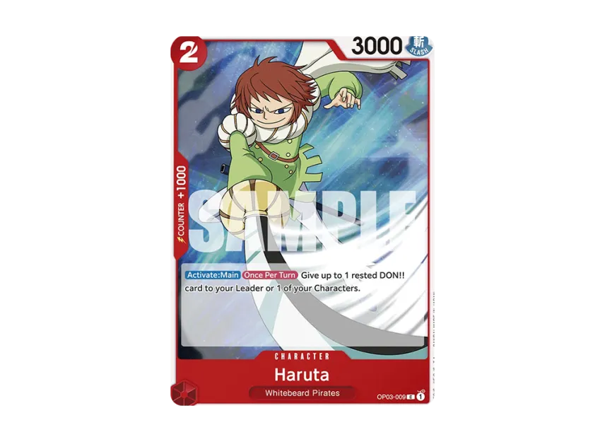 Haruta C [OP03-009] [EN] (Start Deck "RED Edward.Newgate")