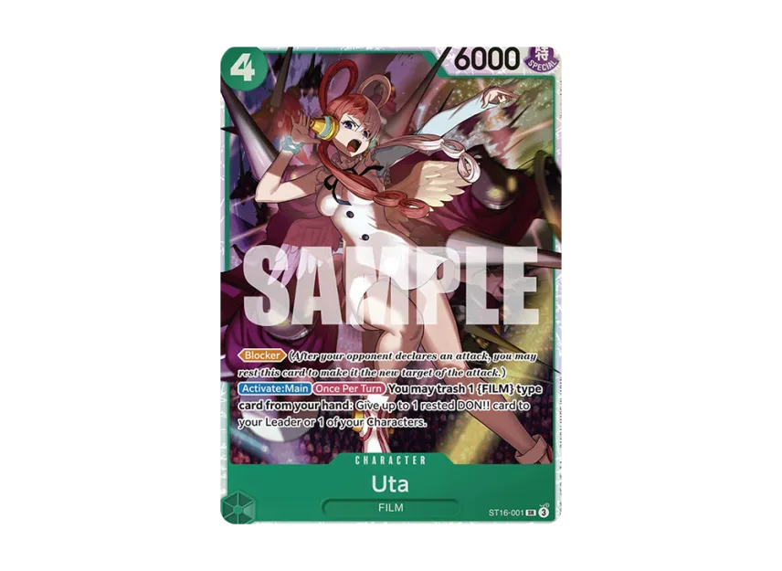 Uta SR [ST16-001] [EN] (Start Deck "GREEN Uta")