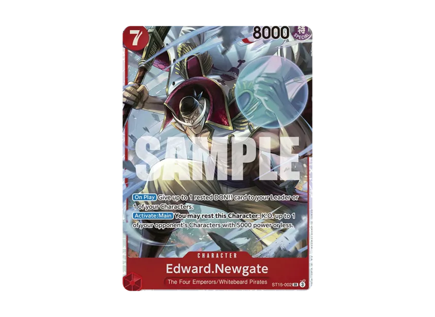Edward.Newgate SR [ST15-002] [EN] (Start Deck "RED Edward.Newgate")