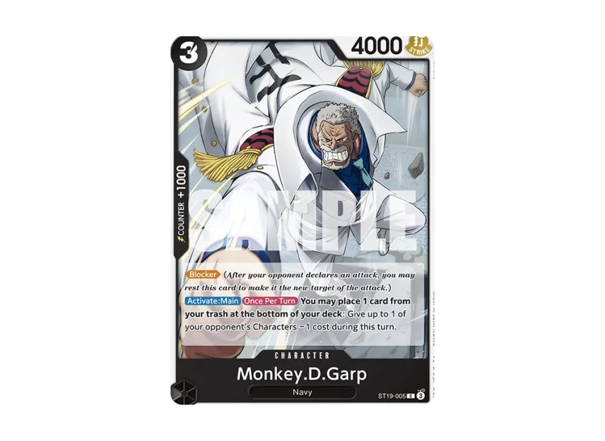 Monkey.D.Garp C [ST19-005] [EN] (Start Deck "BLACK Smoker")