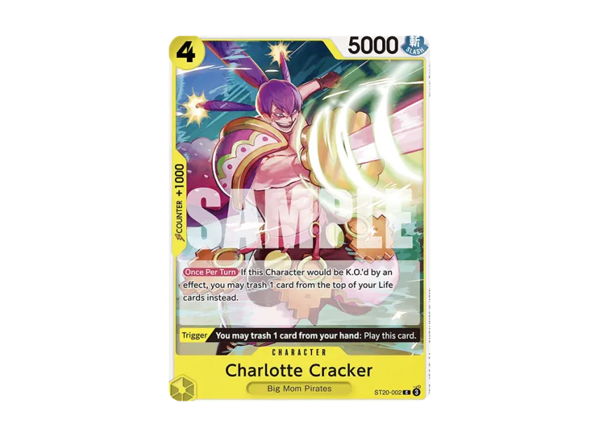 Charlotte Cracker C [ST20-002] [EN] (Start Deck "YELLOW Charlotte Katakuri")
