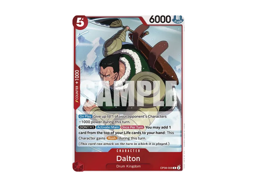 Dalton R [OP08-008] [EN] (Booster Pack "Two Legends")