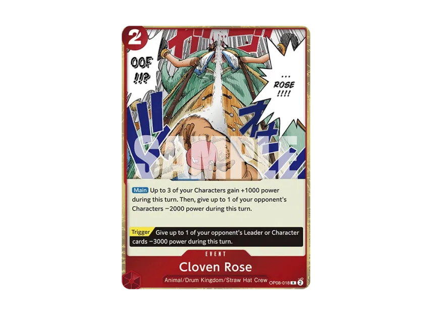 Cloven Rose R [OP08-018] [EN] (Booster Pack "Two Legends")