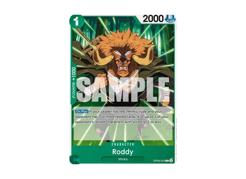 Roddy C [OP08-033] [EN] (Booster Pack "Two Legends")