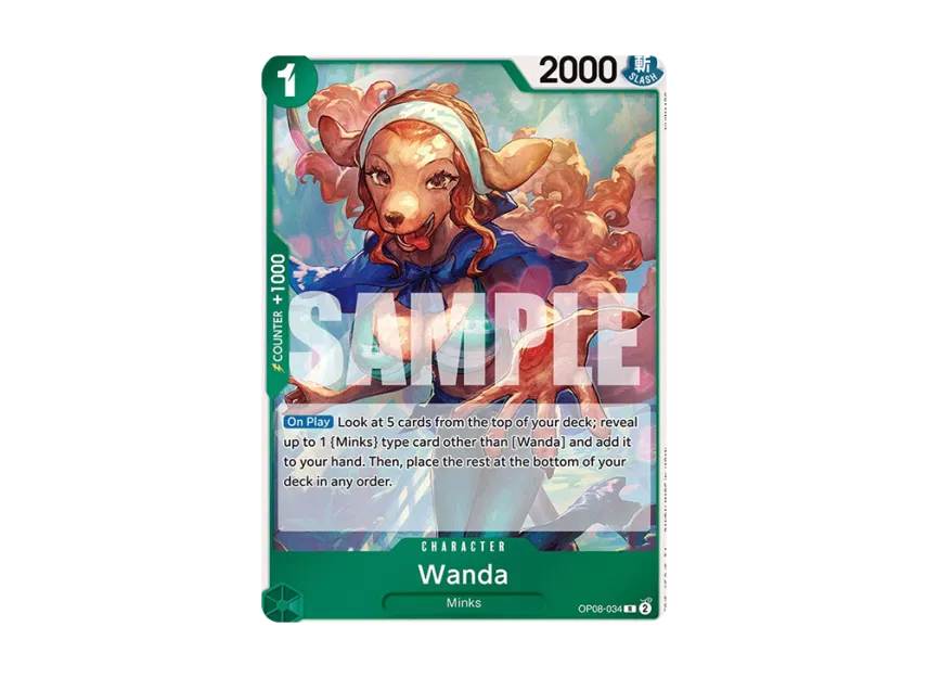 Wanda R [OP08-034] [EN] (Booster Pack "Two Legends")