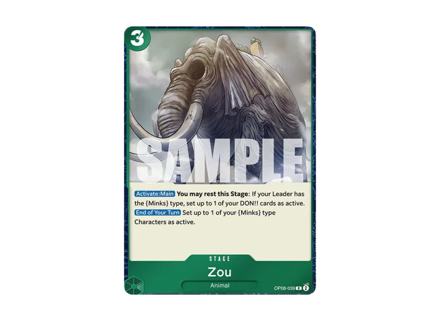 Zou R [OP08-039] [EN] (Booster Pack "Two Legends")
