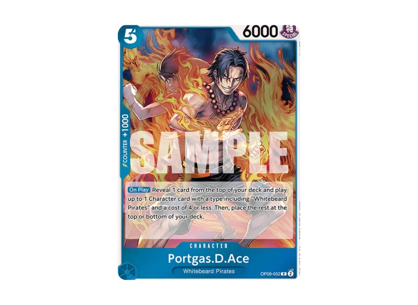 Portgas.D.Ace R [OP08-052] [EN] (Booster Pack "Two Legends")