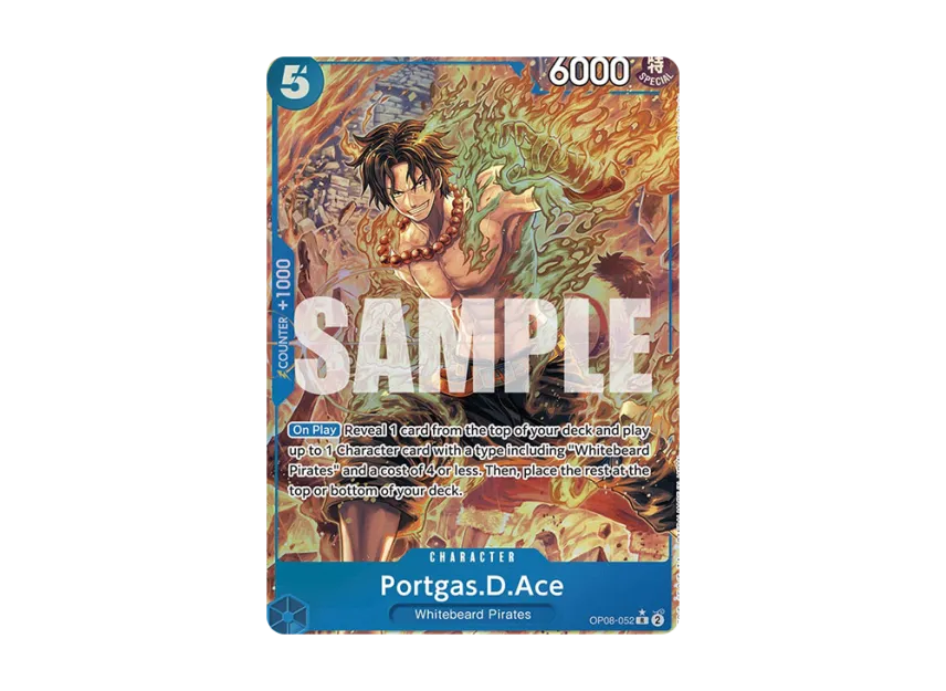 Portgas.D.Ace R-P [OP08-052] [EN] (Booster Pack "Two Legends")