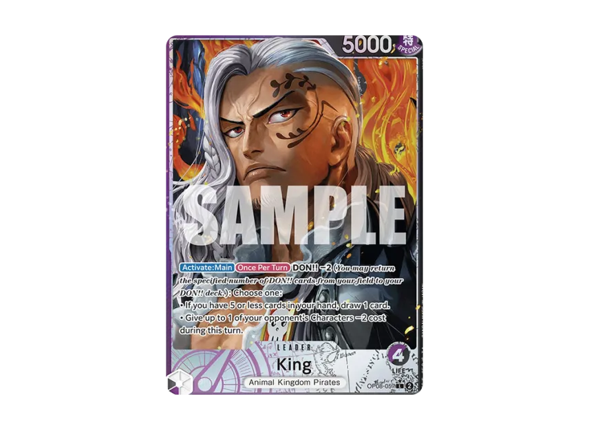 King L-P [OP08-057] [EN] (Booster Pack "Two Legends")
