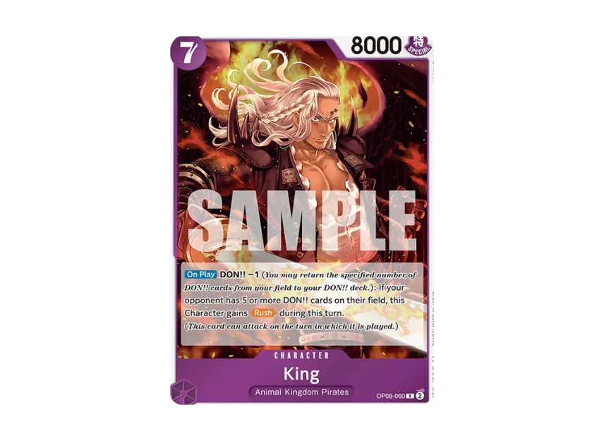 King R [OP08-060] [EN] (Booster Pack "Two Legends")