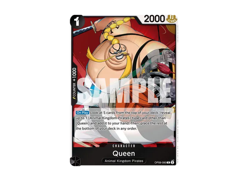 Queen R [OP08-080] [EN] (Booster Pack "Two Legends")