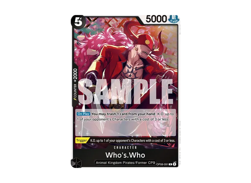 Who's.Who R [OP08-091] [EN] (Booster Pack "Two Legends")