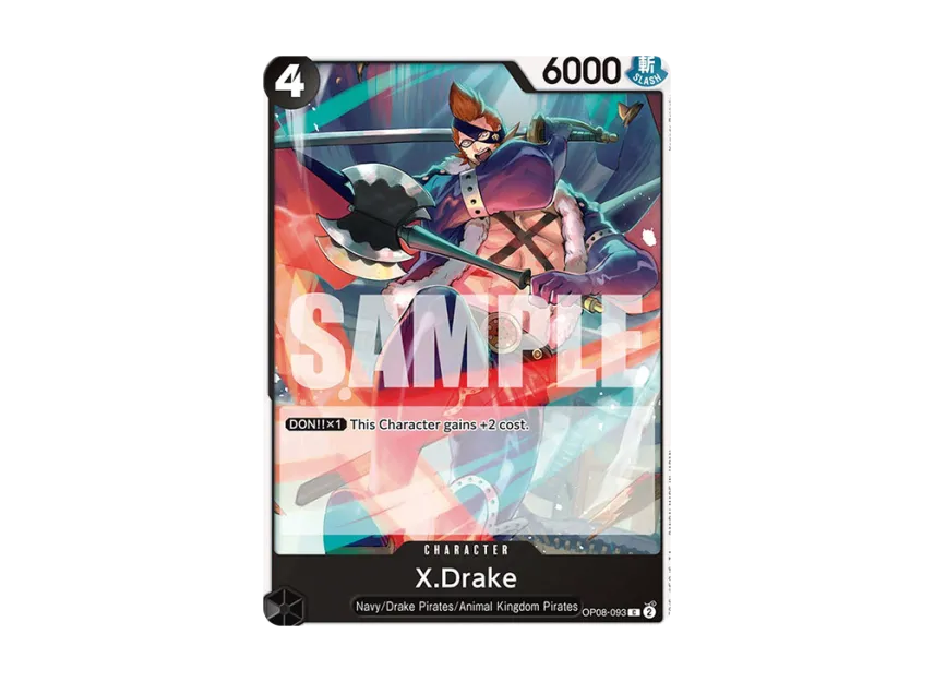 X.Drake C [OP08-093] [EN] (Booster Pack "Two Legends")