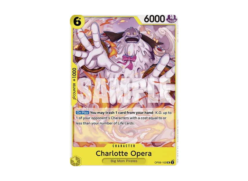 Charlotte Opera UC [OP08-102] [EN] (Booster Pack "Two Legends")