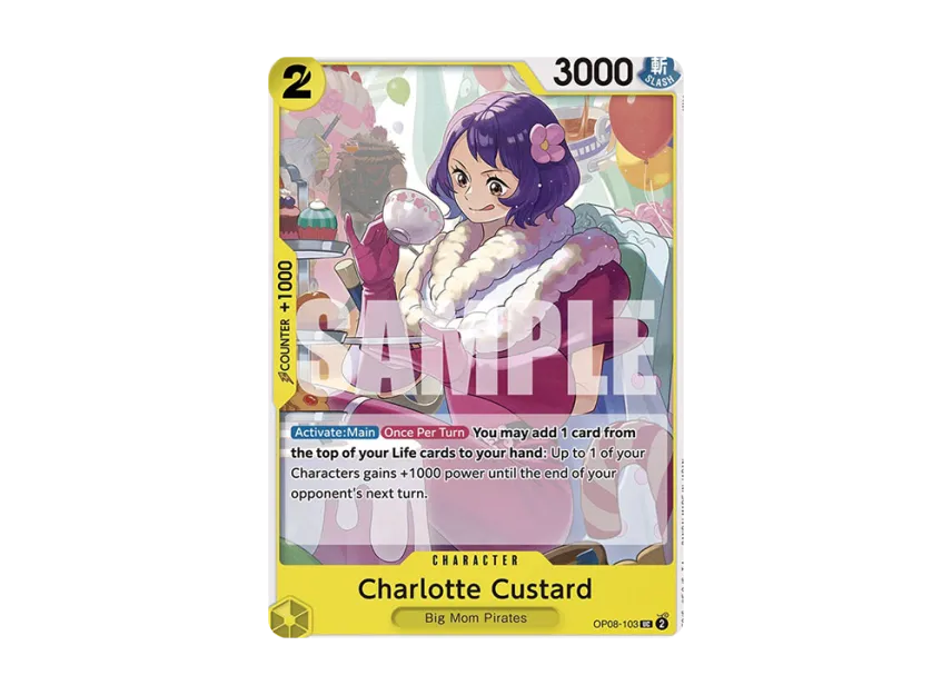 Charlotte Custard UC [OP08-103] [EN] (Booster Pack "Two Legends")