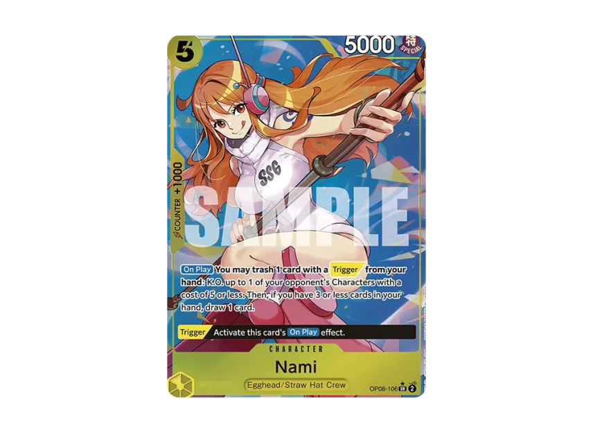 Nami SR-P [OP08-106] [EN] (Booster Pack "Two Legends")
