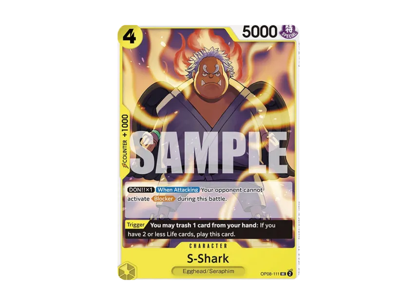 S-Shark UC [OP08-111] [EN] (Booster Pack "Two Legends")