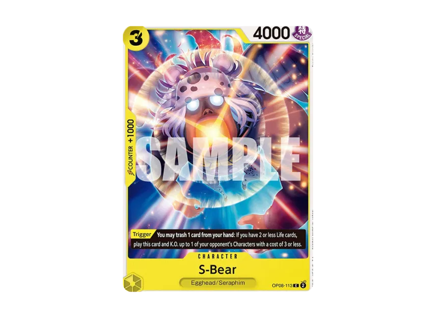 S-Bear C [OP08-113] [EN] (Booster Pack "Two Legends")