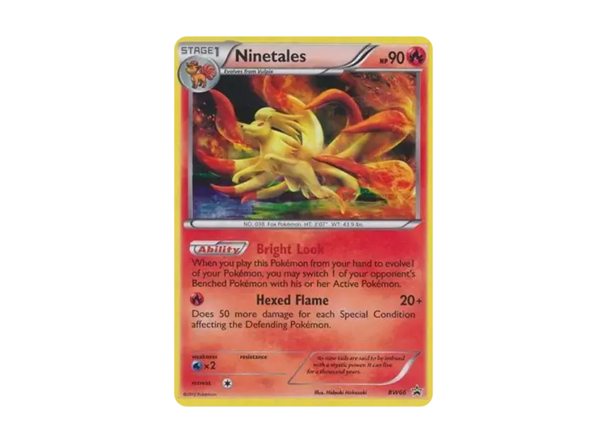 Ninetales P [BW66] (Black & White "Promotional Card")