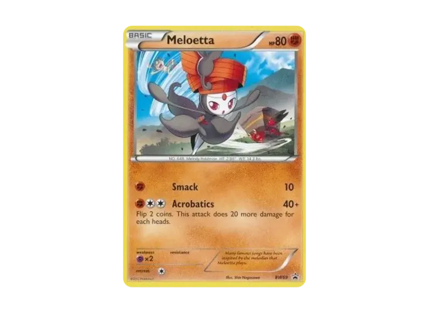 Meloetta P [BW69] (Black & White "Promotional Card")