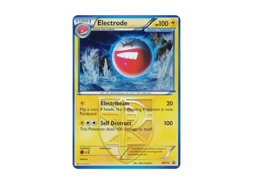 Electrode P [BW76] (Black & White "Promotional Card")