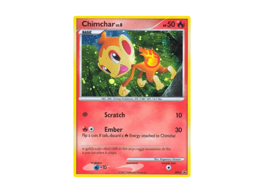 Chimchar P [DP02] (Diamond & Pearl "Promotional Card")