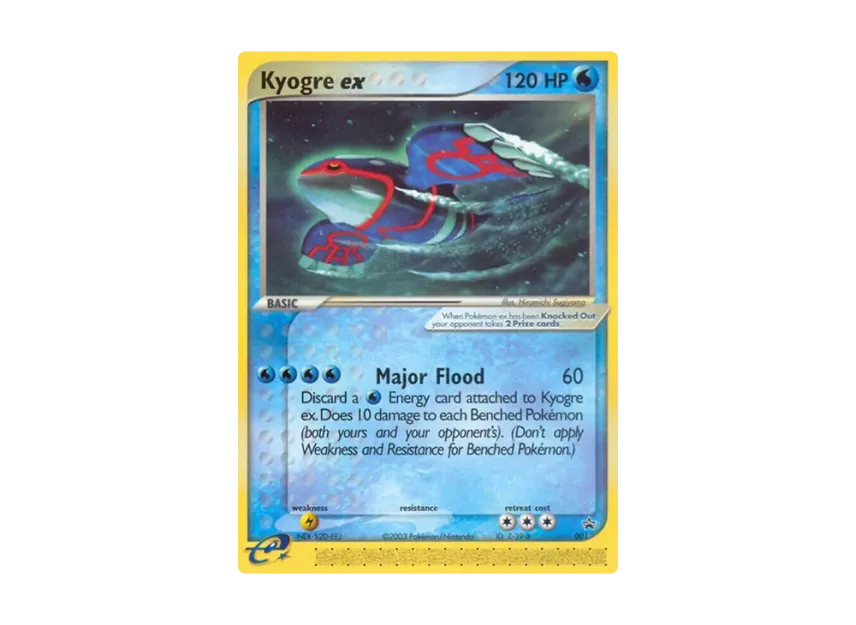 Kyogre ex P [EX-RUBY-SAPPHIRE-PROMO 001] (EX Ruby & Sapphire "Promotional Card")