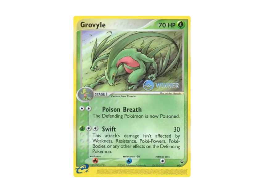 Grovyle P [EX-RUBY-SAPPHIRE-PROMO 004] (EX Ruby & Sapphire "Promotional Card")