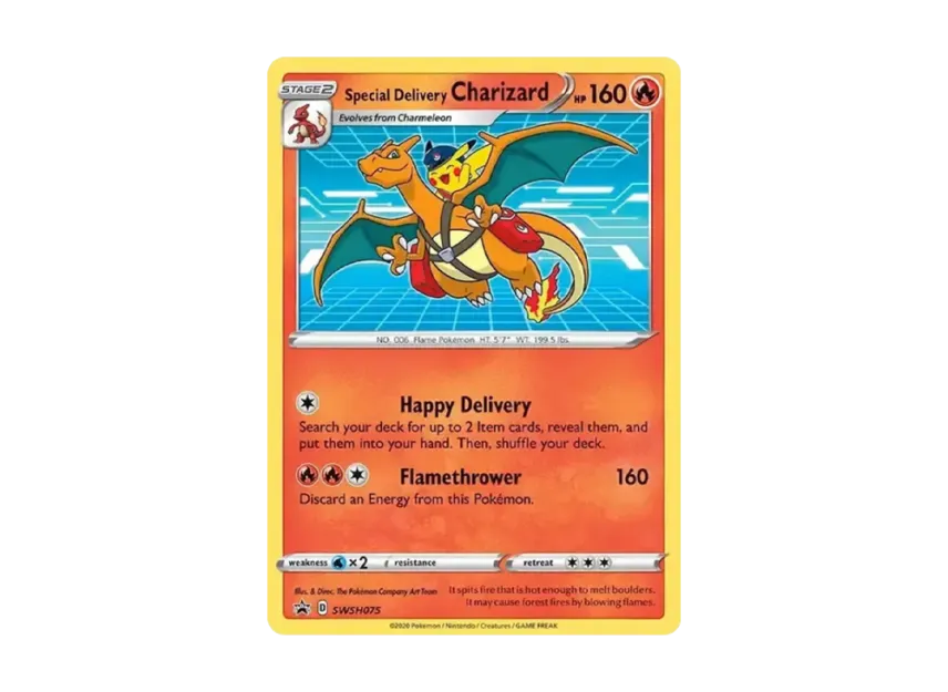 Special Delivery Charizard P [SWSH075] (Sword & Shield "2022 Pokemon Center UK Special Promo")