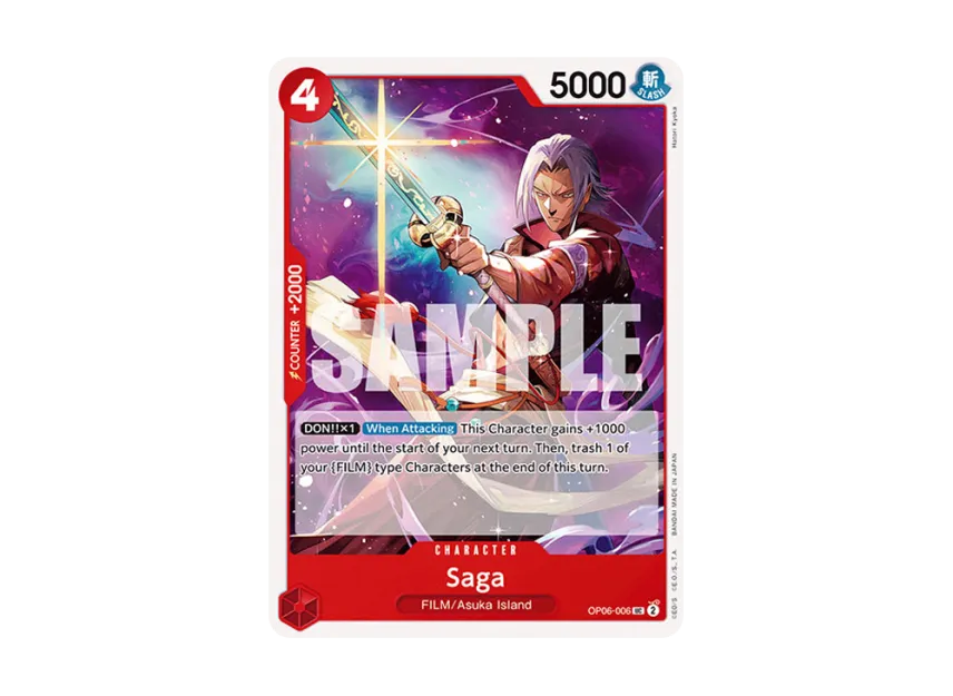 Saga UC [OP06-006] [EN] (Booster Pack "Wings Of The Captain")