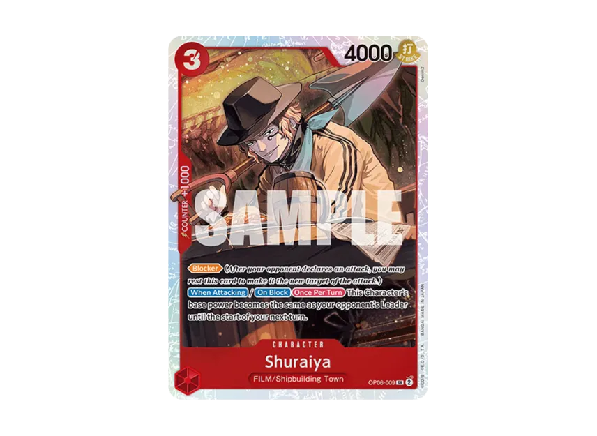 Shuraiya SR [OP06-009] [EN] (Booster Pack "Wings Of The Captain")
